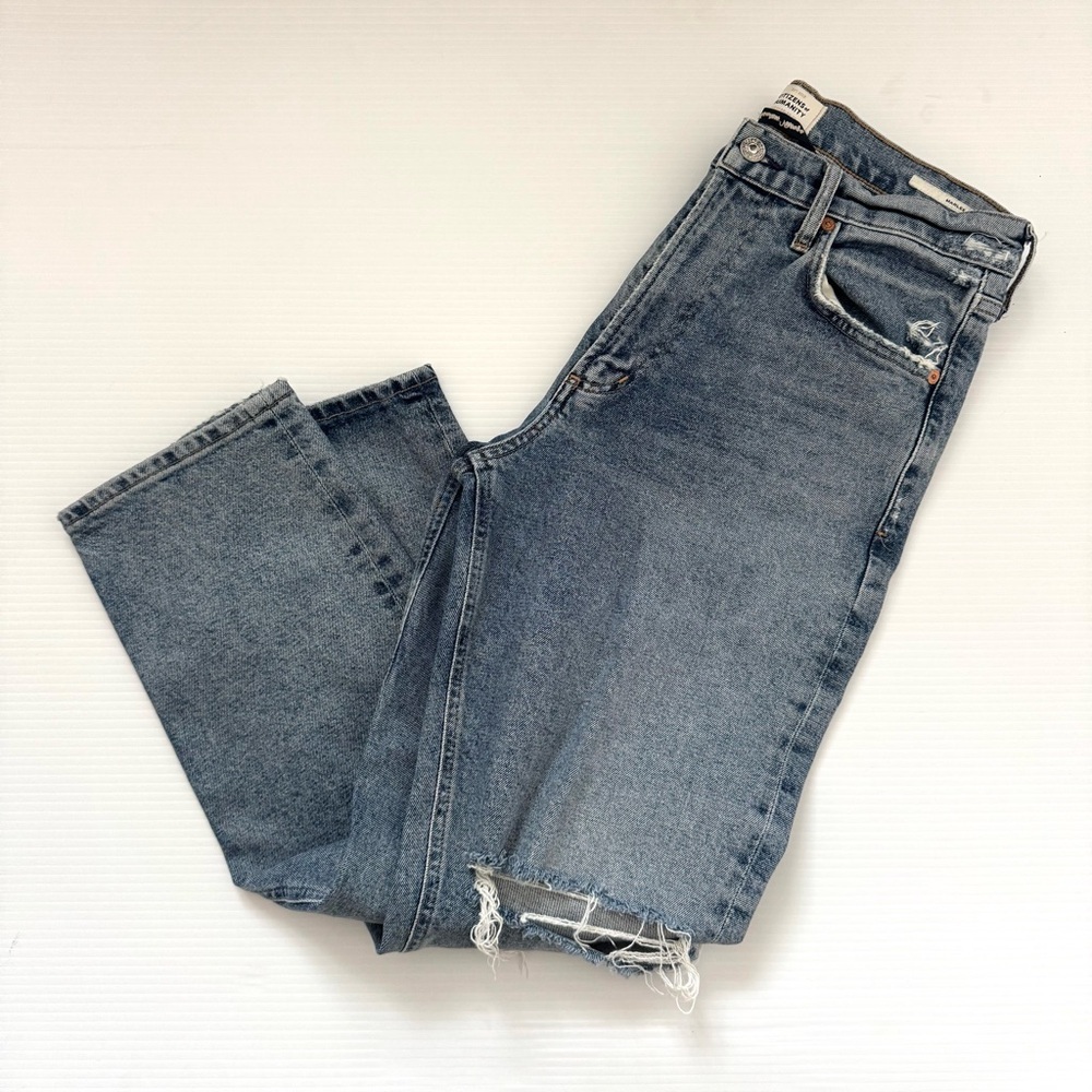 Citizens of Humanity Marlee High Rise Relaxed Taper Jeans Size 27 - Picture 3 of 14